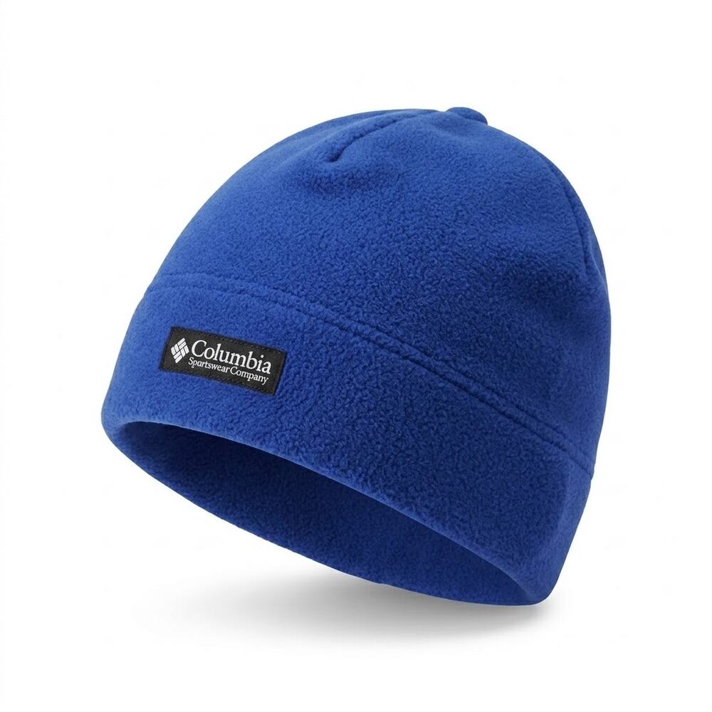 Columbia Kvichak Hat Beanie Winter Blue Huckleberry VTG Youth Size Small Medium